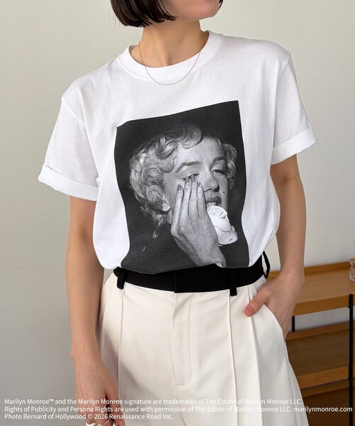 CAPRICIEUX LE'MAGE（カプリシューレマージュ）の「【GOOD ROCK SPEED】Marilyn Monroe Tシャツ①（Tシャツ/カットソー・レディース・ホワイト・FREE）」の7枚目の写真