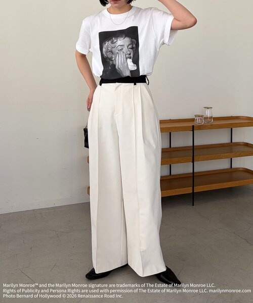 CAPRICIEUX LE'MAGE（カプリシューレマージュ）の「【GOOD ROCK SPEED】Marilyn Monroe Tシャツ①（Tシャツ/カットソー・レディース・ホワイト・FREE）」の8枚目の写真