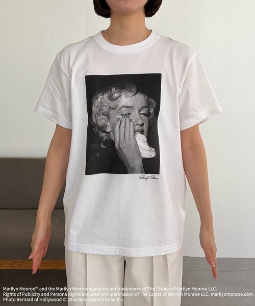 CAPRICIEUX LE'MAGE（カプリシューレマージュ）の「【GOOD ROCK SPEED】Marilyn Monroe Tシャツ①（Tシャツ/カットソー・レディース・ホワイト・FREE）」の10枚目の写真