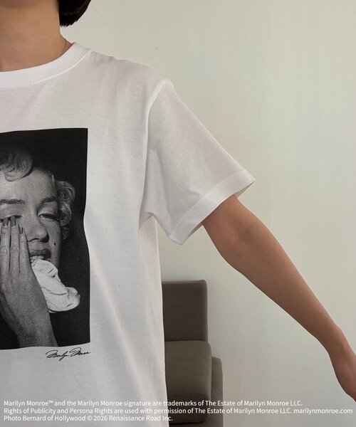 CAPRICIEUX LE'MAGE（カプリシューレマージュ）の「【GOOD ROCK SPEED】Marilyn Monroe Tシャツ①（Tシャツ/カットソー・レディース・ホワイト・FREE）」の14枚目の写真