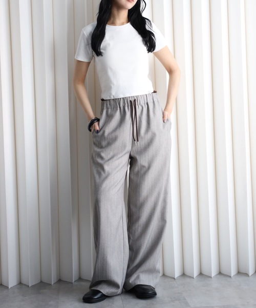 model：164cm. 着用サイズ：FT(トールさん用、丈長め)