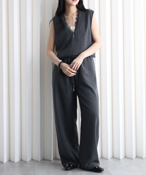 model：164cm. 着用サイズ：FT(トールさん用、丈長め)