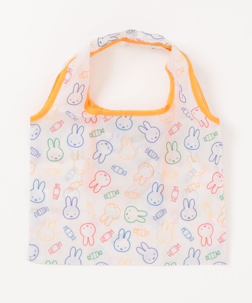 Miffy（ ミッフィー）の「【 miffy 】 Dick Bruna ミニくるくるショッピングバッグA 26S2（エコバッグ/サブバッグ・レディース・キナリ/ライトブルー・FREE）」の2枚目の写真