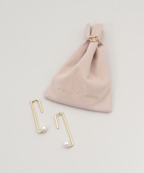 La TOTALITE（ラトータリテ）の「STELLAR HOLLYWOOD/ステラハリウッド リーニアパールピアス（ピアス（両耳用）・レディース・シルバー/ゴールド・FREE）」の7枚目の写真