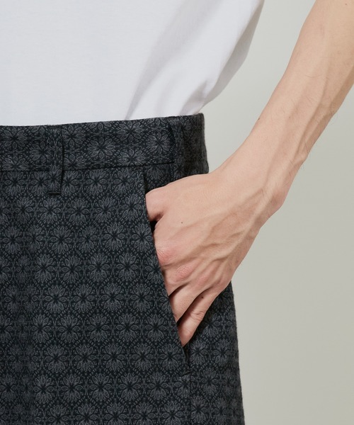 superNova.（スーパーノヴァ）の「superNova. No tuck wide trouser - jacquard / SN-337B 夏服（スラックス・メンズ・ネイビー・M）」の16枚目の写真