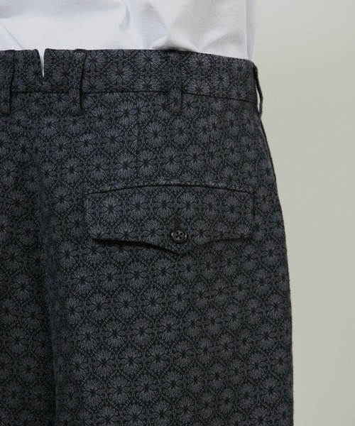superNova.（スーパーノヴァ）の「superNova. No tuck wide trouser - jacquard / SN-337B 夏服（スラックス・メンズ・ネイビー・M）」の19枚目の写真