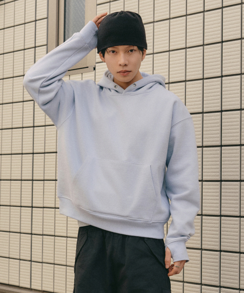 XERO（ゼロ）の「コアクロップフィンガーホールフード [クラウディブルー]（パーカー・レディース・その他・MEDIUM/LARGE）」の2枚目の写真