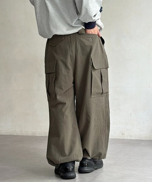 CPCM(シーピーシーエム)の「綿麻イージーカーゴパンツ(その他パンツ・メンズ・ブラック/カーキ/アイボリー・LARGE/MEDIUM)」の15枚目の写真