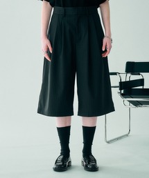 2-TUCK WIDE BAGGY HALF PANTS/2タックワイドバギーハーフパンツ