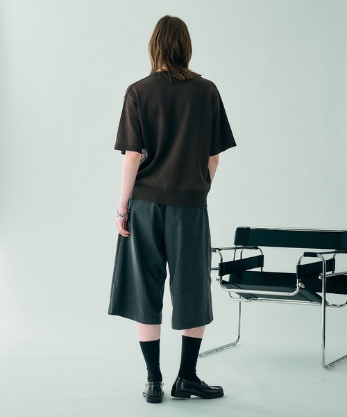 SELLE GLANT(セレグランテ)の「2-TUCK WIDE BAGGY HALF PANTS/2タックワイドバギーハーフパンツ(その他パンツ・メンズ・ブラック系/グレー系/ブラック・LARGE/MEDIUM/SMALL)」の17枚目の写真
