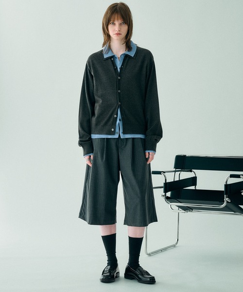 SELLE GLANT(セレグランテ)の「2-TUCK WIDE BAGGY HALF PANTS/2タックワイドバギーハーフパンツ(その他パンツ・メンズ・ブラック系/グレー系/ブラック・LARGE/MEDIUM/SMALL)」の18枚目の写真