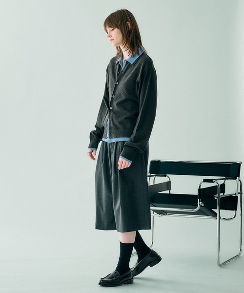 SELLE GLANT(セレグランテ)の「2-TUCK WIDE BAGGY HALF PANTS/2タックワイドバギーハーフパンツ(その他パンツ・メンズ・ブラック系/グレー系/ブラック・LARGE/MEDIUM/SMALL)」の20枚目の写真