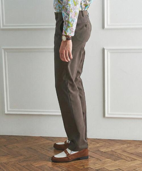 TAKEO KIKUCHI(タケオキクチ)の「【BOWLER HAT LABEL】トロピカルシャンブレー スラックス(スラックス・メンズ・ダークブラウン・04/03/02)」の10枚目の写真