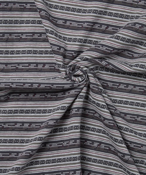 YESEYESEE(イエスアイシー)の「Y.E.S Jacquard Stripe Tee(Tシャツ/カットソー・メンズ・ブルー/チャコール・S/M/L/XL)」の6枚目の写真