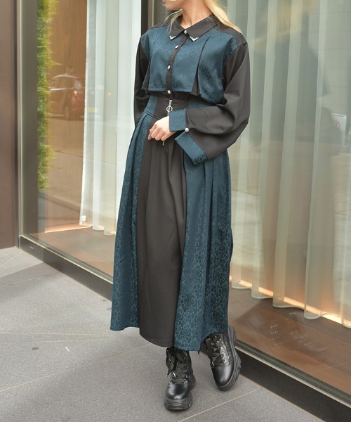 axes femme(アクシーズファム)の「【セットアップ対応】ジャカードスカート(スカート・レディース・ネイビー/ワイン/ダークグリーン・FREE)」の11枚目の写真