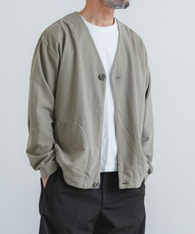 quadro（クオドロ）の「ステッチ裏毛Vネックカーディガン（カーディガン/ボレロ）」