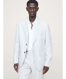 Banana Republic | ヘリンボーン リネン メリノ スーツジャケット(スーツジャケット)