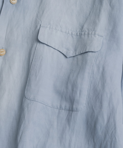 BEHEAVYER(ビヘイビアー)の「WASHED RAYON CAMP COLLAR SHIRTS washed blue(シャツ/ブラウス・メンズ・その他・2/4/3)」の5枚目の写真