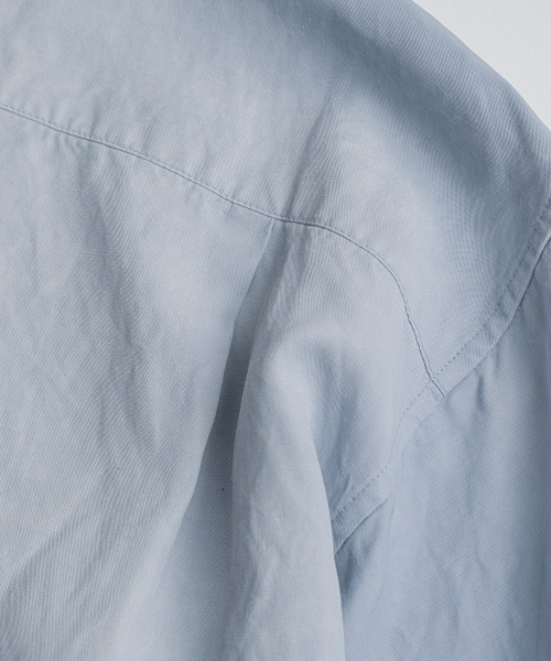 BEHEAVYER(ビヘイビアー)の「WASHED RAYON CAMP COLLAR SHIRTS washed blue(シャツ/ブラウス・メンズ・その他・2/4/3)」の8枚目の写真