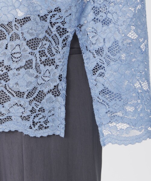 LOVELESS（ラブレス）の「レースコンビシャツ（シャツ/ブラウス・レディース・ブルー系その他2/オフホワイト・36/34）」の16枚目の写真
