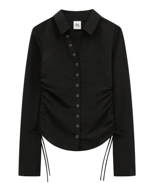 Midnight Move(ミッドナイトムーブ)の「A'GEM/9 × .kom 『MIDNIGHT MOVE/ミッドナイトムーブ』tt shirt/シャーリング シャツ(シャツ/ブラウス・レディース・ホワイト/ブラック・FREE)」の19枚目の写真