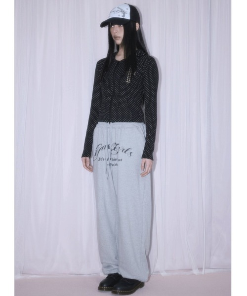 NIIER NOR（ニアノア）の「A'GEM/9 × .kom 『NIIER NOR/ニーアノア』 N-CROSS DOT HOOD ZIP-UP/Nクロスドットジップアップトップス（その他トップス・レディース・グレー/ブラック・FREE）」の10枚目の写真