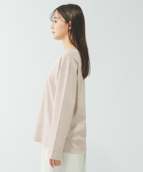 GLOBAL WORK(グローバルワーク)の「Fffit エフィット/汚れ落ちやすいクルーネック長袖/645042(Tシャツ/カットソー・レディース・ブラック/ベージュ/ネイビー/ホワイト系その他2・X-LARGE/LARGE/MEDIUM/SMALL)」の19枚目の写真