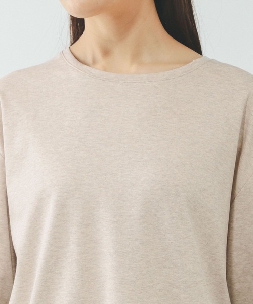 GLOBAL WORK(グローバルワーク)の「Fffit エフィット/汚れ落ちやすいクルーネック長袖/645042(Tシャツ/カットソー・レディース・ブラック/ベージュ/ネイビー/ホワイト系その他2・X-LARGE/LARGE/MEDIUM/SMALL)」の21枚目の写真