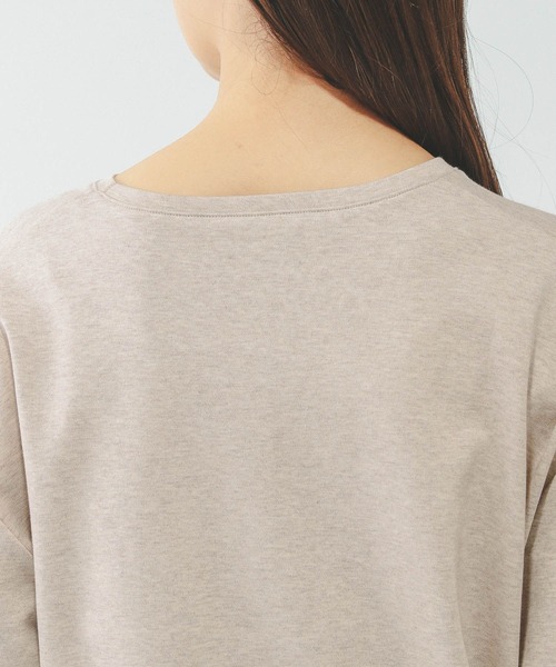 GLOBAL WORK(グローバルワーク)の「Fffit エフィット/汚れ落ちやすいクルーネック長袖/645042(Tシャツ/カットソー・レディース・ブラック/ベージュ/ネイビー/ホワイト系その他2・X-LARGE/LARGE/MEDIUM/SMALL)」の22枚目の写真