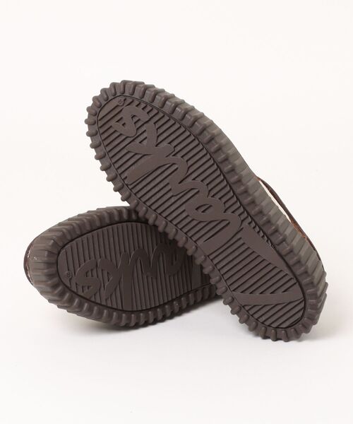Clarks(クラークス)の「Clarks クラークス TORHILL BEE レディースシューズ 厚底 ワラビー モカシン(トーヒルビー) 26186666 カウプリント(モカシン/デッキシューズ・レディース・ブラウン・24.0cm/23.0cm/24.5cm/23.5cm/22.5cm)」の3枚目の写真