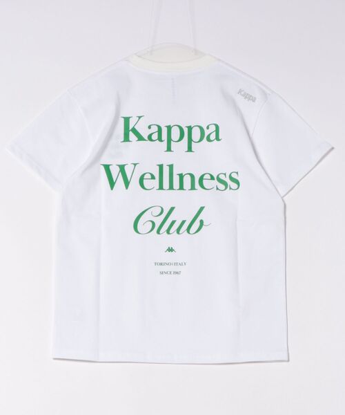 Kappa(カッパ)の「≪Kappa×and ST ウェルネスクラブ≫プリントTシャツ(Tシャツ/カットソー・レディース・ホワイト/ブラック/ライトグリーン・LARGE/MEDIUM/SMALL)」の9枚目の写真