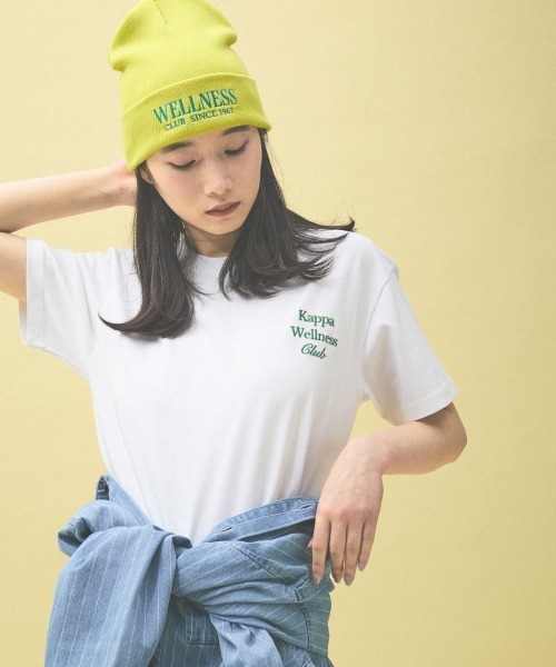 Kappa(カッパ)の「≪Kappa×and ST ウェルネスクラブ≫プリントTシャツ(Tシャツ/カットソー・レディース・ホワイト/ブラック/ライトグリーン・LARGE/MEDIUM/SMALL)」の11枚目の写真
