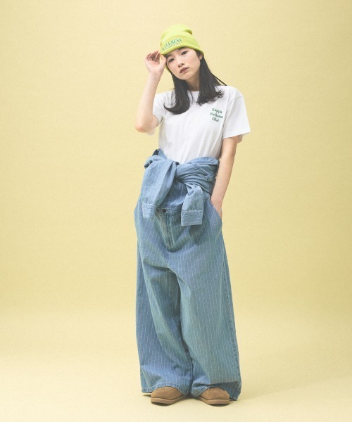 Kappa(カッパ)の「≪Kappa×and ST ウェルネスクラブ≫プリントTシャツ(Tシャツ/カットソー・レディース・ホワイト/ブラック/ライトグリーン・LARGE/MEDIUM/SMALL)」の15枚目の写真