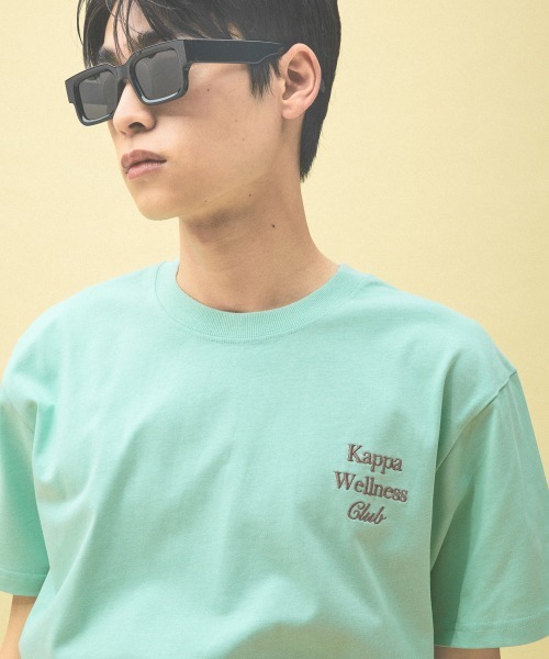 Kappa(カッパ)の「≪Kappa×and ST ウェルネスクラブ≫プリントTシャツ(Tシャツ/カットソー・レディース・ホワイト/ブラック/ライトグリーン・LARGE/MEDIUM/SMALL)」の4枚目の写真