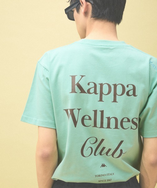 Kappa(カッパ)の「≪Kappa×and ST ウェルネスクラブ≫プリントTシャツ(Tシャツ/カットソー・レディース・ホワイト/ブラック/ライトグリーン・LARGE/MEDIUM/SMALL)」の6枚目の写真