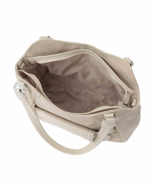 MK MICHEL KLEIN（エムケーミッシェルクラン）の「[2WAY]フラップポケットデザイントートバッグ（トートバッグ・レディース・グレー/プラム/ベージュ・00）」の11枚目の写真