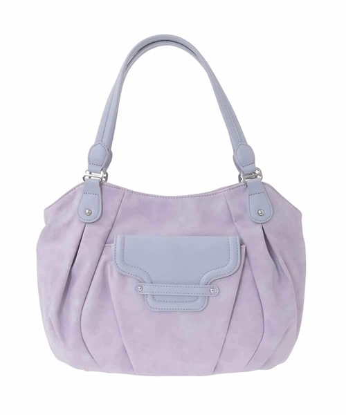 MK MICHEL KLEIN（エムケーミッシェルクラン）の「[2WAY]フラップポケットデザイントートバッグ（トートバッグ・レディース・グレー/プラム/ベージュ・00）」の18枚目の写真