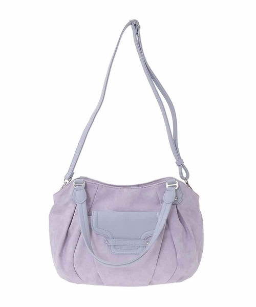 MK MICHEL KLEIN（エムケーミッシェルクラン）の「[2WAY]フラップポケットデザイントートバッグ（トートバッグ・レディース・グレー/プラム/ベージュ・00）」の21枚目の写真