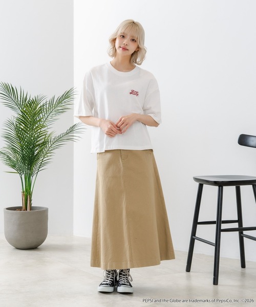 DISCUS(ディスカス)の「【DISCUS/ディスカス】【選べる丈感・PEPSI】DISCUS×ペプシ コラボTシャツ クロップド短丈・ルーズシルエット(Tシャツ/カットソー・レディース・ホワイト系その他/ホワイト系その他2・LARGE/MEDIUM)」の20枚目の写真