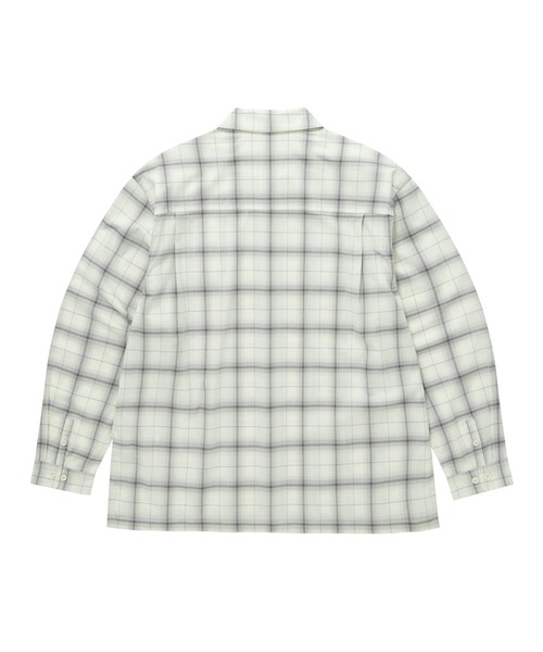 COVERNAT(カバーナット)の「OMBRE CHECK SHIRT(ポロシャツ・メンズ・ネイビー/アイボリー・X-LARGE/LARGE/MEDIUM/SMALL)」の21枚目の写真