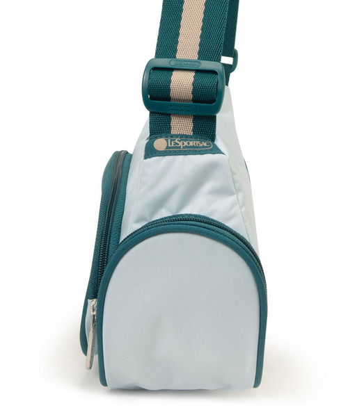 LeSportsac(レスポートサック)の「3 POCKET SHOULDER スペクテイタークリアスカイ/ティール(ショルダーバッグ・レディース・ブルー・FREE)」の5枚目の写真