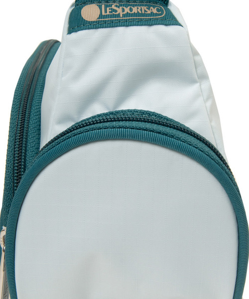 LeSportsac(レスポートサック)の「3 POCKET SHOULDER スペクテイタークリアスカイ/ティール(ショルダーバッグ・レディース・ブルー・FREE)」の8枚目の写真