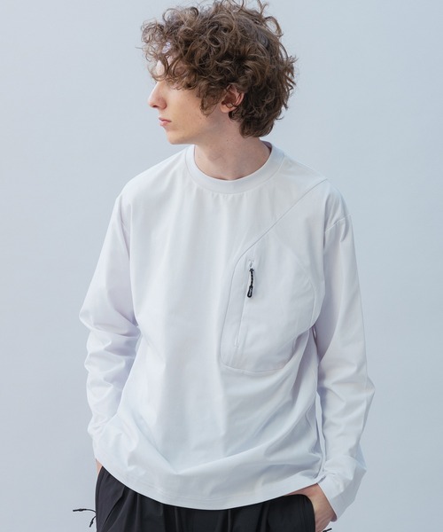 phenix(プラスフェニックス) HIDDEN ZIP POCKET LONG SLEEVE TEE