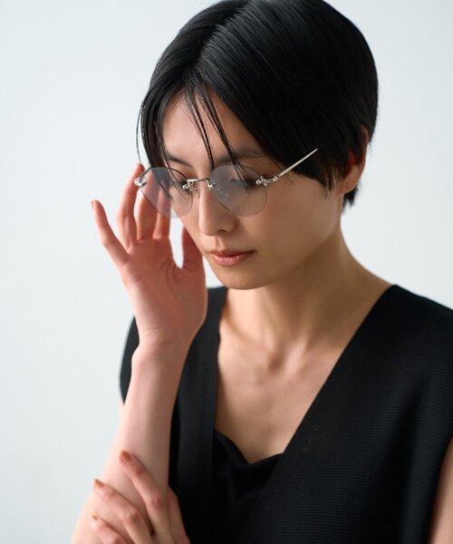GALENA（LOUNGEDRESS）（ガレナ）の「【GALENA/ガレナ】リムレスサングラス（サングラス・レディース・シルバー/ゴールド・FREE）」の3枚目の写真