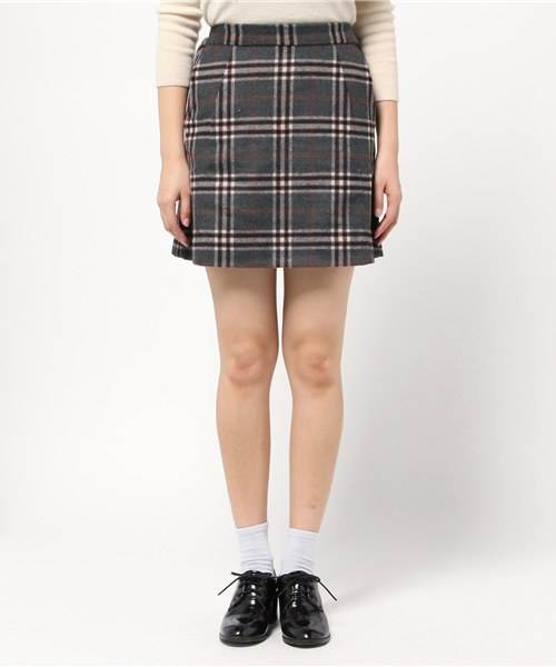 Chico（チコ）の「ボックスSK（スカート・レディース・ベージュ/グレー・FREE）」の7枚目の写真