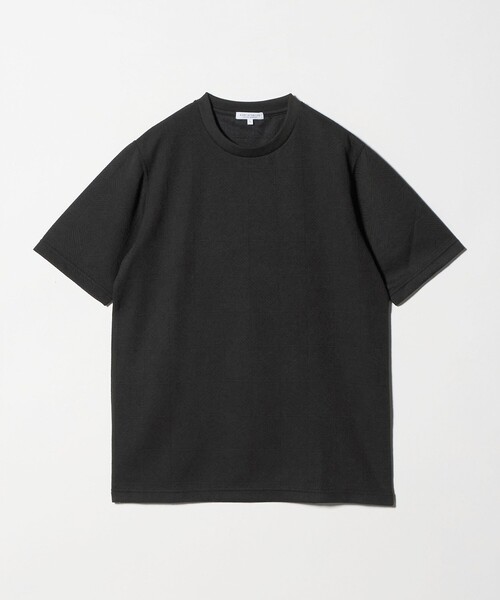 A DAY IN THE LIFE UNITED ARROWS(アデイインザライフユナイテッドアローズ)の「バウンシー タイルジャガード ジャストカットソー<A DAY IN THE LIFE>(Tシャツ/カットソー・メンズ・ホワイト/ライトブルー/ブラック・M/L/S)」の3枚目の写真