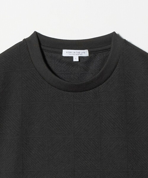 A DAY IN THE LIFE UNITED ARROWS(アデイインザライフユナイテッドアローズ)の「バウンシー タイルジャガード ジャストカットソー<A DAY IN THE LIFE>(Tシャツ/カットソー・メンズ・ホワイト/ライトブルー/ブラック・M/L/S)」の15枚目の写真