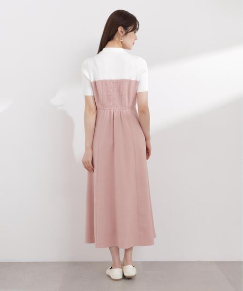 PROPORTION BODY DRESSING(プロポーションボディドレッシング)の「ポロカラードッキングワンピース / 1216140411(ワンピース・レディース・ホワイト系その他/グレー/ピンク系その他・P/S/SMALL/MEDIUM)」の21枚目の写真