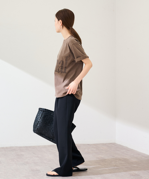 FRAMeWORK（フレームワーク）の「STUDIO ANIMALS 別注Animals Let（Tシャツ/カットソー・レディース・ネイビー/ブラウン/ライトグレー・FREE）」の12枚目の写真