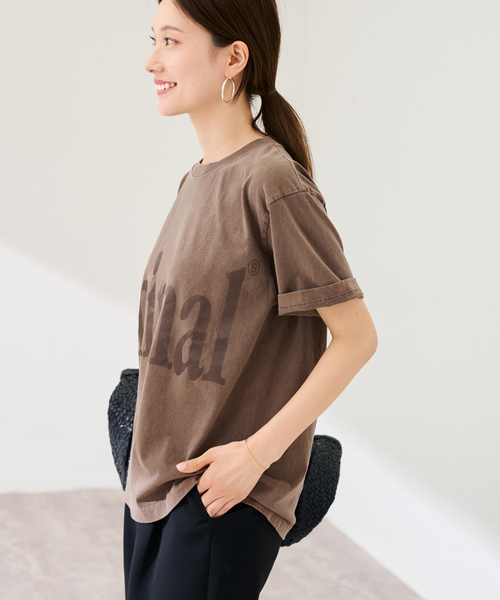 FRAMeWORK（フレームワーク）の「STUDIO ANIMALS 別注Animals Let（Tシャツ/カットソー・レディース・ネイビー/ブラウン/ライトグレー・FREE）」の15枚目の写真